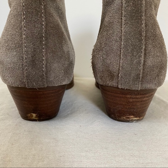 Marc Fisher Wanda Suede Studded Ankle Booties 8.5 - Picture 7 of 10